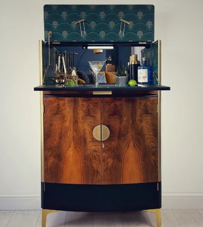 Art Deco Vintage Liquor Cabinet