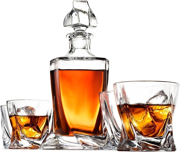 Best FineDine Twist Whiskey Decanter