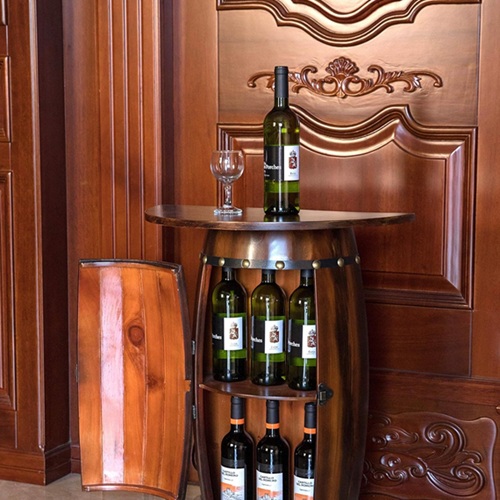 Locking Barrel Wine Bar