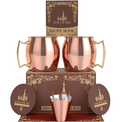 Stainless Steel Copper Moscow Mule Mug