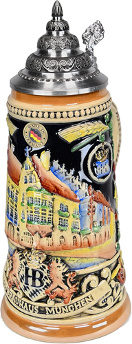 German Beer Stein Munich Hofbräuhaus