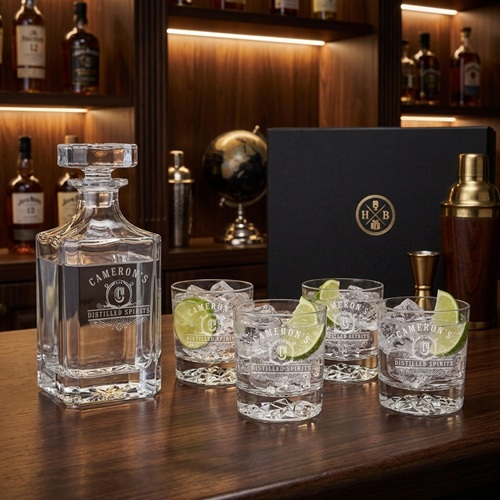 Vodka Decanter & Glass Set
