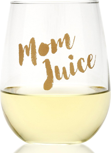 Wine Glass Sayings Mom Juice