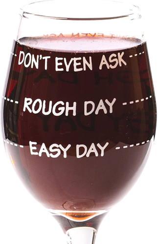 Wine Glass Sayings Rough Day