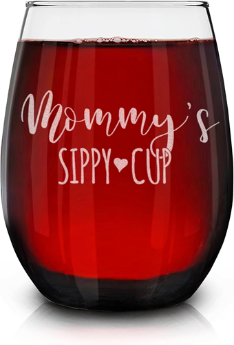 Wine Glass Sayings Sippy Cup