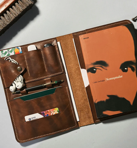 A5 Leather Daily Diary Organizer