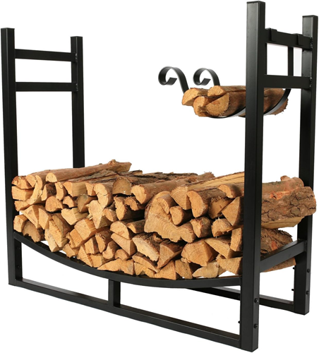 Outdoor Heavy Duty Firewood Log Storage Rack