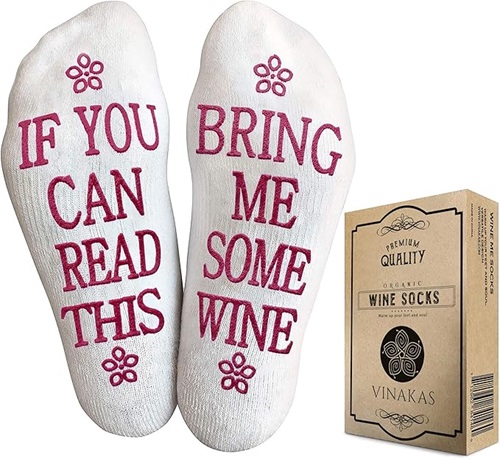 Bring Me Wine Socks