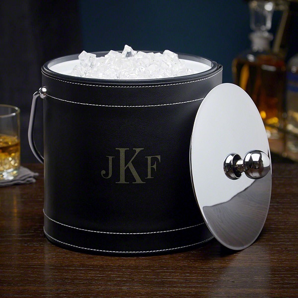 Best High End Ice Buckets in Monogram Black