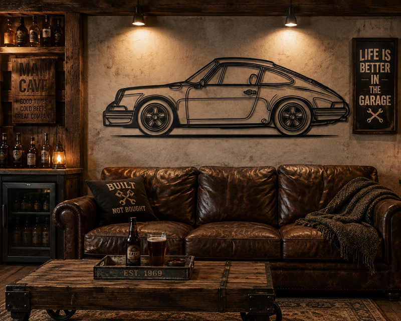 Car Metal Wall Art For Your Man Cave