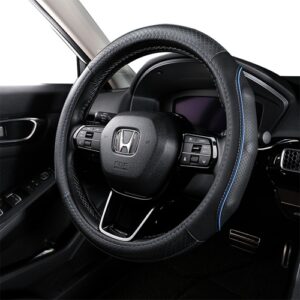 Leather Car Steering Wheel Cover