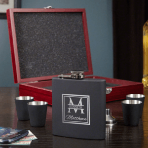 Flask & Shot Box Set