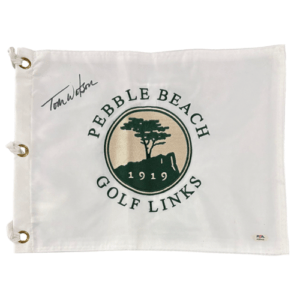 Tom Watson Signed Golf Flag