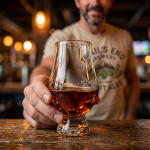 Glass of a neat drink
