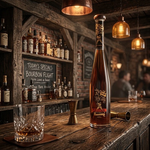 Baseball Bat Whiskey Bottle