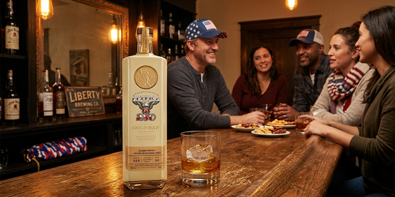 Gold Bar Whiskey America 250 Limited Edition