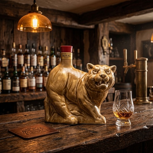 Nature Shaped Whiskey Bottle
