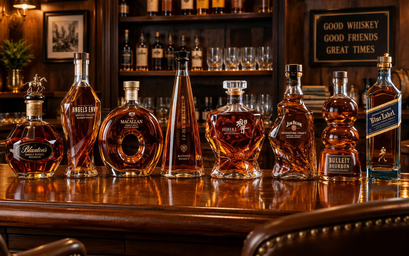 Unusual Shaped Whiskey Bottles