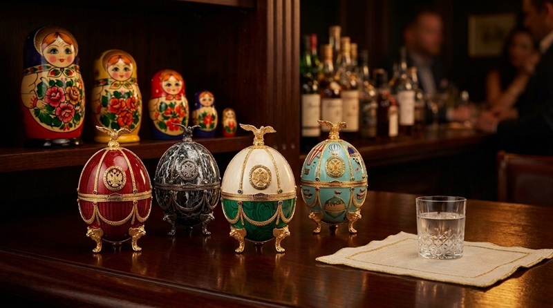 Fabergé Egg Vodka Bottle Series